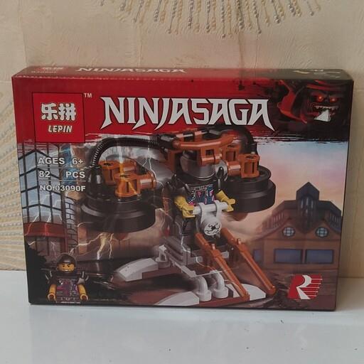 لگو خارجی 82 قطعه ninja saga  مارک lepin